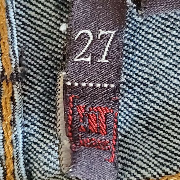 iT Jeans Womens Size 27 Diva Flared Low Rise Dark Wash Stretch 26x32 - Picture 11 of 12